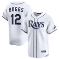 Jamed TB.Rays #12 Wade Boggs Player White Home Limited Stitched Jerseys