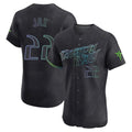 Jamed TB.Rays #22 Griffin Jax Player Black City Connect Home Limited Elite Stitched Jerseys