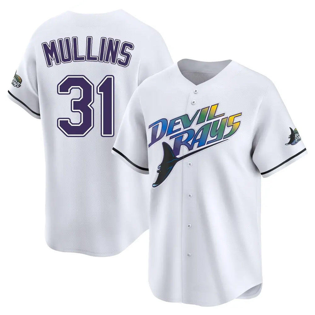 Jamed TB.Rays #31 Cedric Mullins Player White City Connect Home Stitched Jerseys