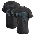 Jamed TB.Rays #44 Ryan Pepiot Player Black City Connect Home Limited Elite Stitched Jerseys