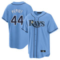 Jamed TB.Rays #44 Ryan Pepiot Player Light Blue Home Limited Stitched Jerseys