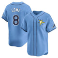 Jamed TB.Rays #8 Brandon Lowe Player Light Blue Home Limited Stitched Jerseys
