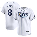 Jamed TB.Rays #8 Brandon Lowe Player White Home Limited Stitched Jerseys