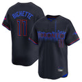 Jamed T.Blue Jays #11 Bo Bichette Player Black City Connect Limited Home Stitched Jerseys