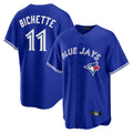 Jamed T.Blue Jays #11 Bo Bichette Player Blue Rush Limited Stitched Jerseys