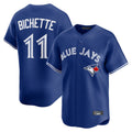 Jamed T.Blue Jays #11 Bo Bichette Player Royal Limited Home Stitched Jerseys
