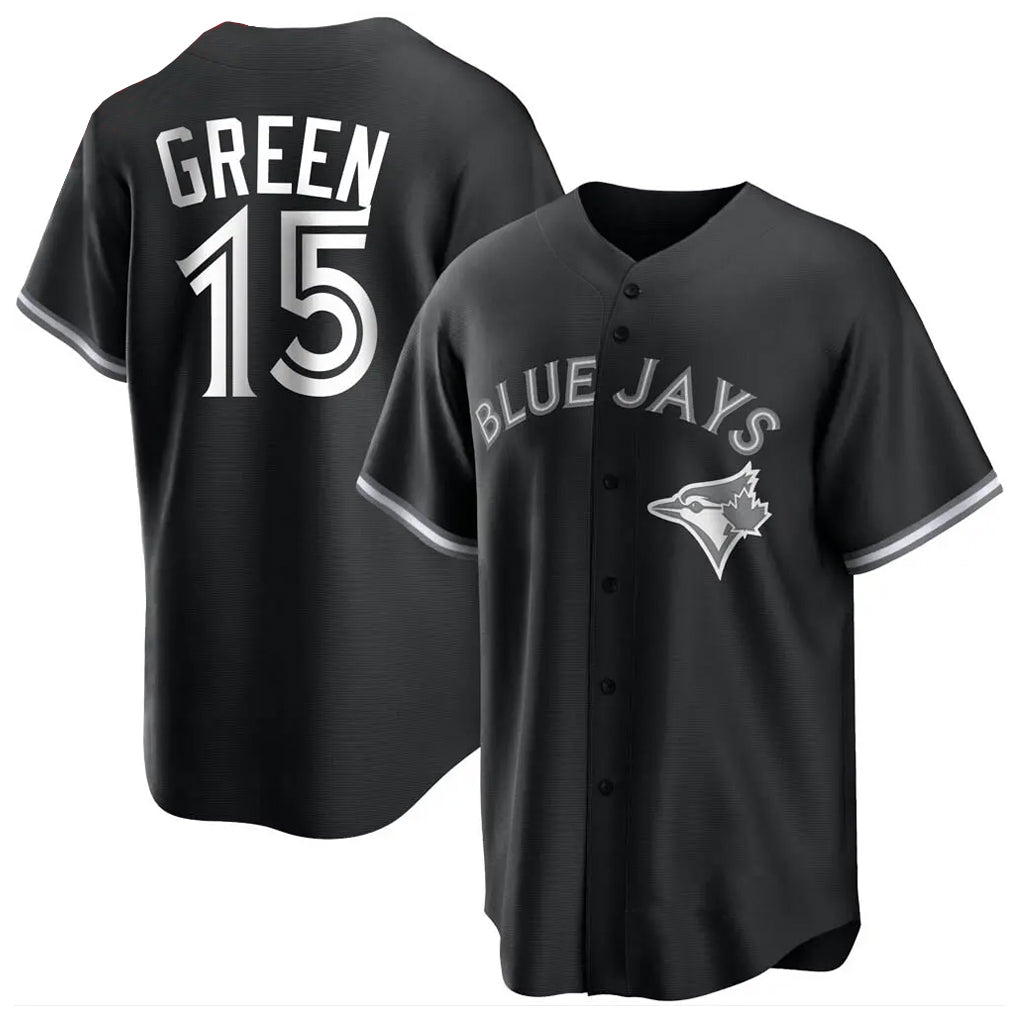 Jamed T.Blue Jays #15 Chad Green Player Black City Connect Limited Stitched Jerseys