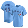 Jamed T.Blue Jays #15 Chad Green Player Blue Home Limited Stitched Jerseys