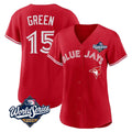 Jamed T.Blue Jays #15 Chad Green Player Red 2025 World Series Limited Stitched Jerseys