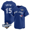 Jamed T.Blue Jays #15 Chad Green Player Royal 2025 World Series Limited Stitched Jerseys