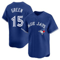 Jamed T.Blue Jays #15 Chad Green Player Royal Home Limited Stitched Jerseys