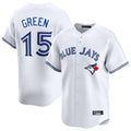 Jamed T.Blue Jays #15 Chad Green Player White Home Limited Stitched Jerseys