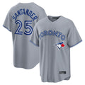 Jamed T.Blue Jays #25 Anthony Santander Player Gray Home Limited Stitched Jerseys