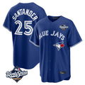Jamed T.Blue Jays #25 Anthony Santander Player Navy 2025 World Series Home Limited Stitched Jerseys