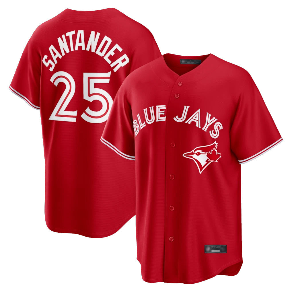 Jamed T.Blue Jays #25 Anthony Santander Player Red Home Limited Stitched Jerseys