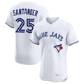 Jamed T.Blue Jays #25 Anthony Santander Player White Elite Limited Home Stitched Jerseys