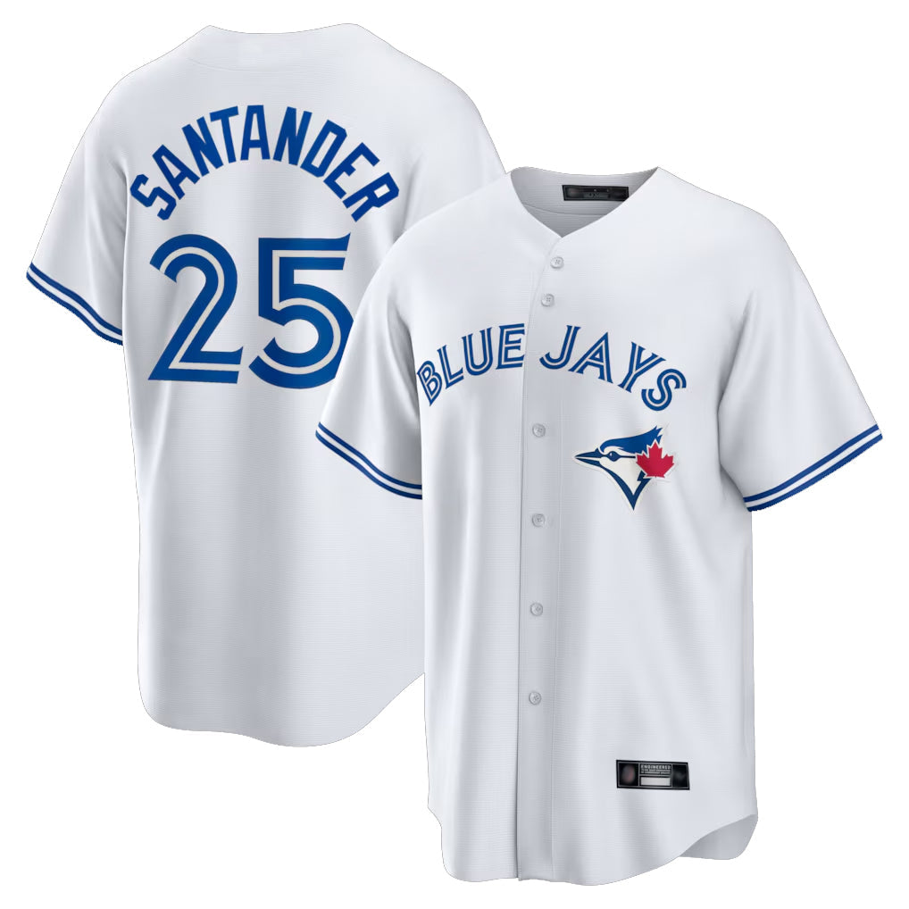 Jamed T.Blue Jays #25 Anthony Santander Player White Game Stitched Jerseys