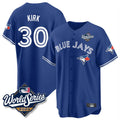 Jamed T.Blue Jays #30 Alejandro Kirk Player Royal 2025 World Series Limited Stitched Jerseys