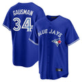 Jamed T.Blue Jays #34 Kevin Gausman Player Royal Alternate Replica Player Stitched Jerseys