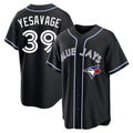 Jamed T.Blue Jays #39 Trey Yesavage Player Black Home Game Stitched Jerseys