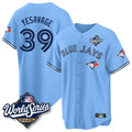 Jamed T.Blue Jays #39 Trey Yesavage Player Blue 2025 World Series Limited All Stitched Jerseys