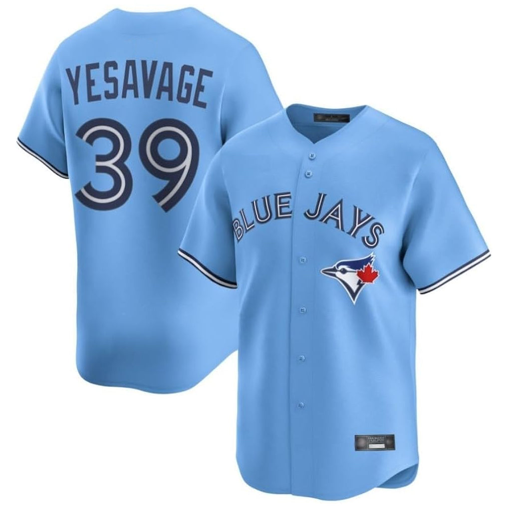 Jamed T.Blue Jays #39 Trey Yesavage Player Blue Home Limited Stitched Jerseys