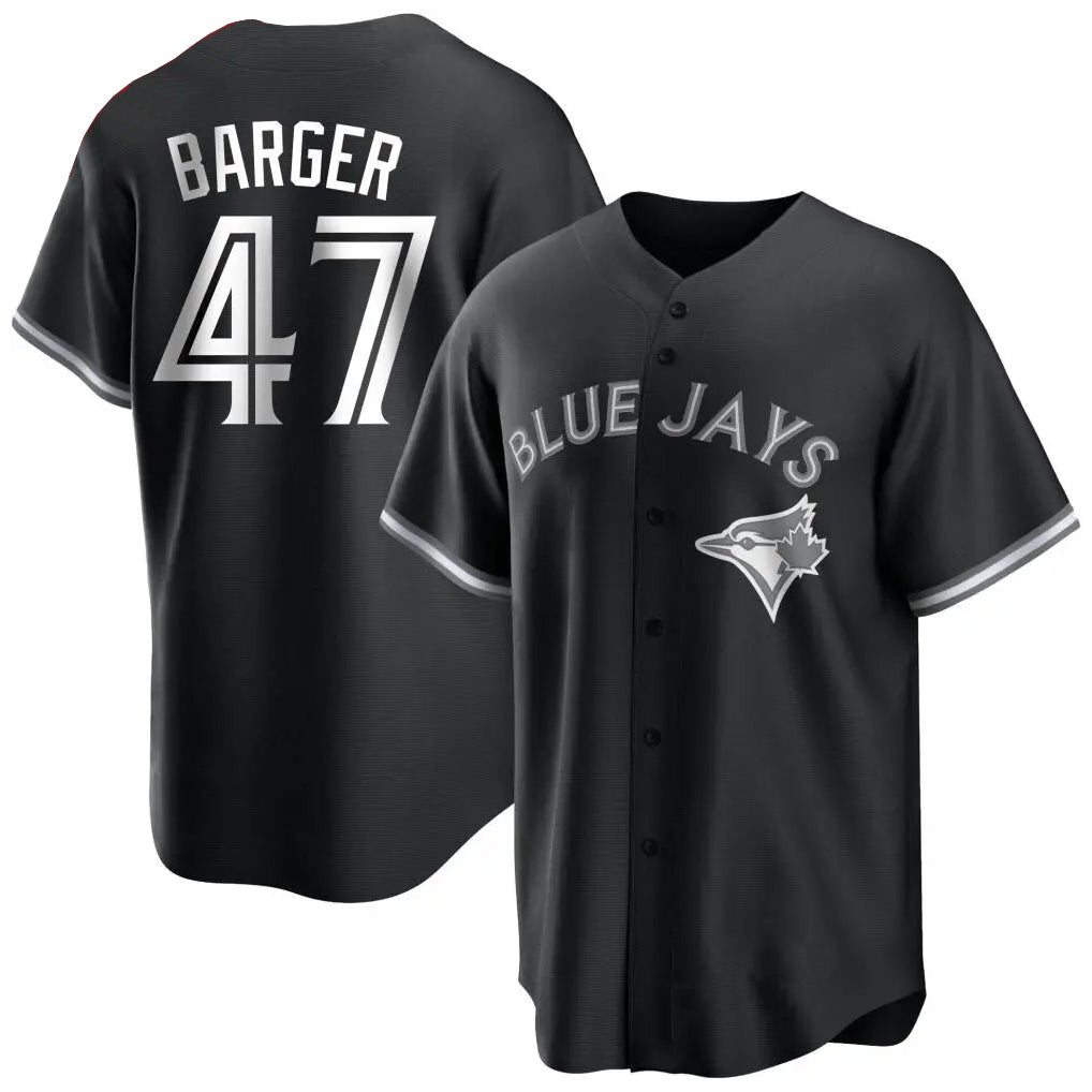 Jamed T.Blue Jays #47 Addison Barger Player Black City Connect Limited Stitched Jerseys