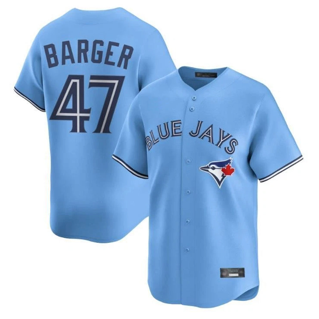 Jamed T.Blue Jays #47 Addison Barger Player Blue Replica Stitched Jerseys