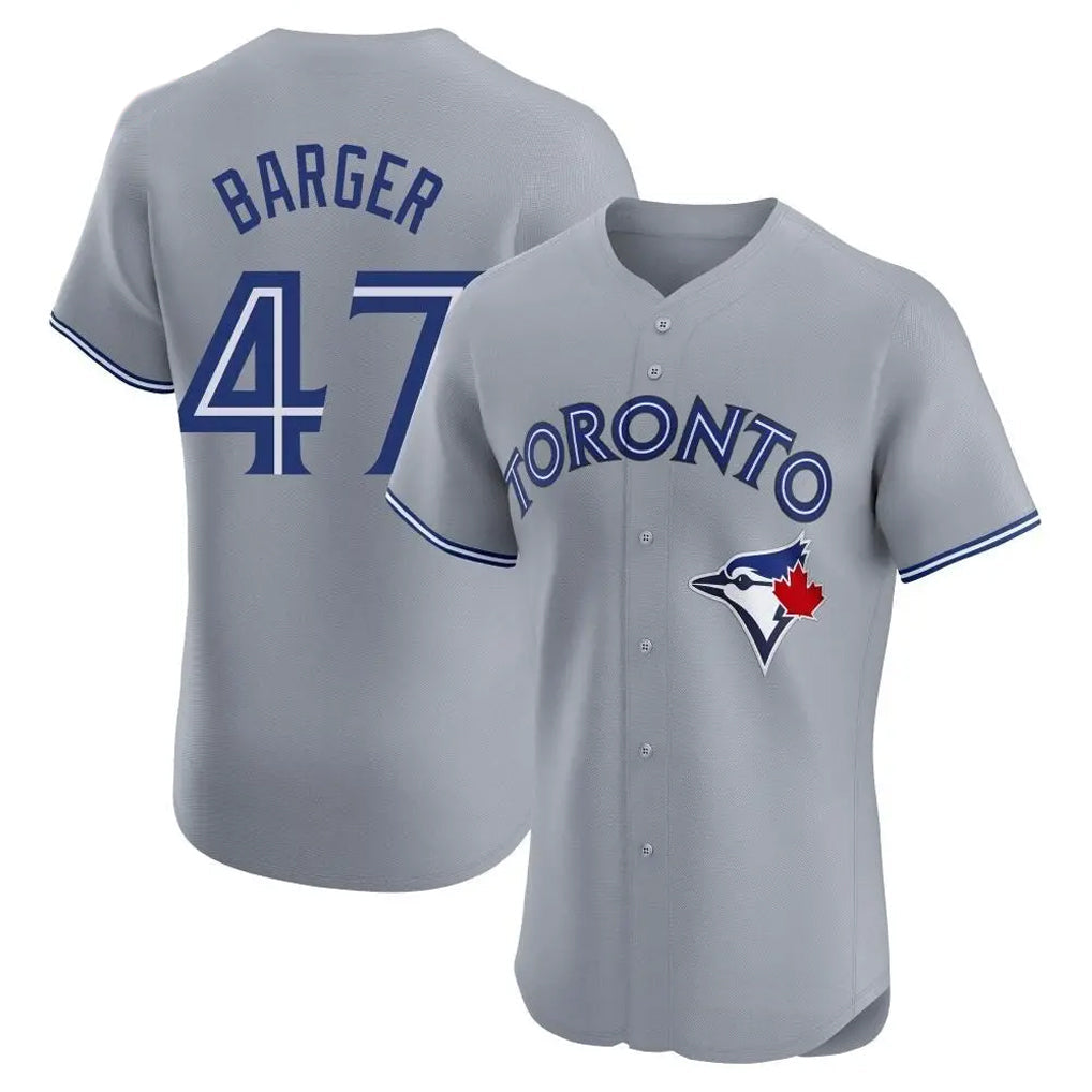 Jamed T.Blue Jays #47 Addison Barger Player Gray Elite Limited Stitched Jerseys