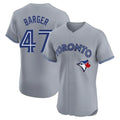 Jamed T.Blue Jays #47 Addison Barger Player Gray Elite Limited Stitched Jerseys