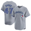 Jamed T.Blue Jays #47 Addison Barger Player Gray Replica Stitched Jerseys