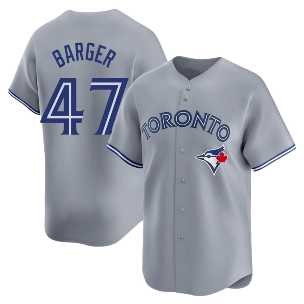 Jamed T.Blue Jays #47 Addison Barger Player Gray Replica Stitched Jerseys