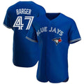 Jamed T.Blue Jays #47 Addison Barger Player Royal Elite Limited Stitched Jerseys
