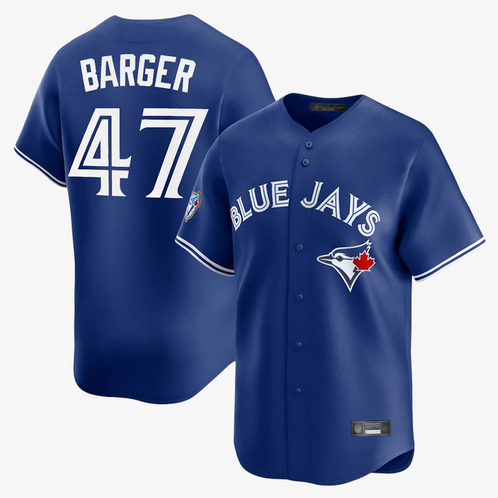 Jamed T.Blue Jays #47 Addison Barger Player Royal Home Limited Stitched Jerseys