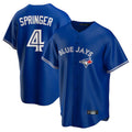Jamed T.Blue Jays #4 George Springer Player Royal Game Stitched Jerseys