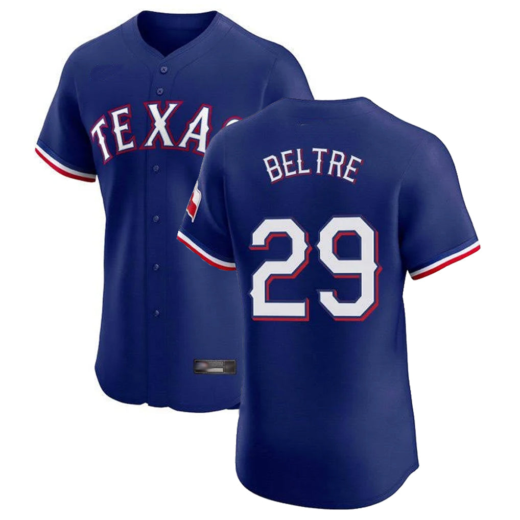 Jamed T.Rangers #29 Adrian Beltre Player Royal Home Limited Elite Stitched Jerseys