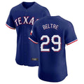 Jamed T.Rangers #29 Adrian Beltre Player Royal Home Limited Elite Stitched Jerseys