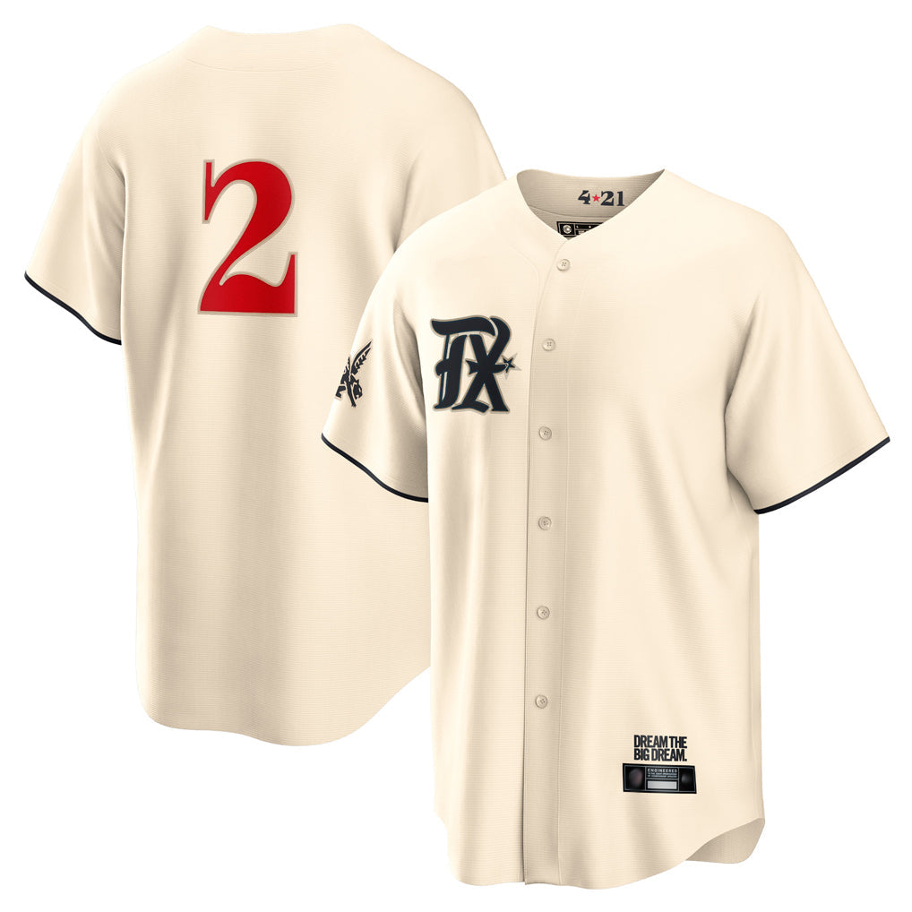 Jamed T.Rangers #2 Marcus Semien Player Cream Limited City Connect Stitched Jerseys