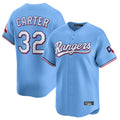 Jamed T.Rangers #32 Evan Carter Player Light Blue Home Limited Stitched Jerseys