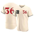 Jamed T.Rangers #36 Wyatt Langford Player Cream Limited City Connect Elite Stitched Jerseys