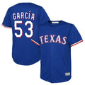 Jamed T.Rangers #53 Adolis Garcia Player Royal Home Limited Stitched Jerseys