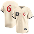 Jamed T.Rangers #6 Josh Jung Player Cream Limited City Connect Cream Stitched Jerseys