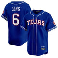 Jamed T.Rangers #6 Josh Jung Player Royal 2026 City Connect Limited Stitched Jerseys