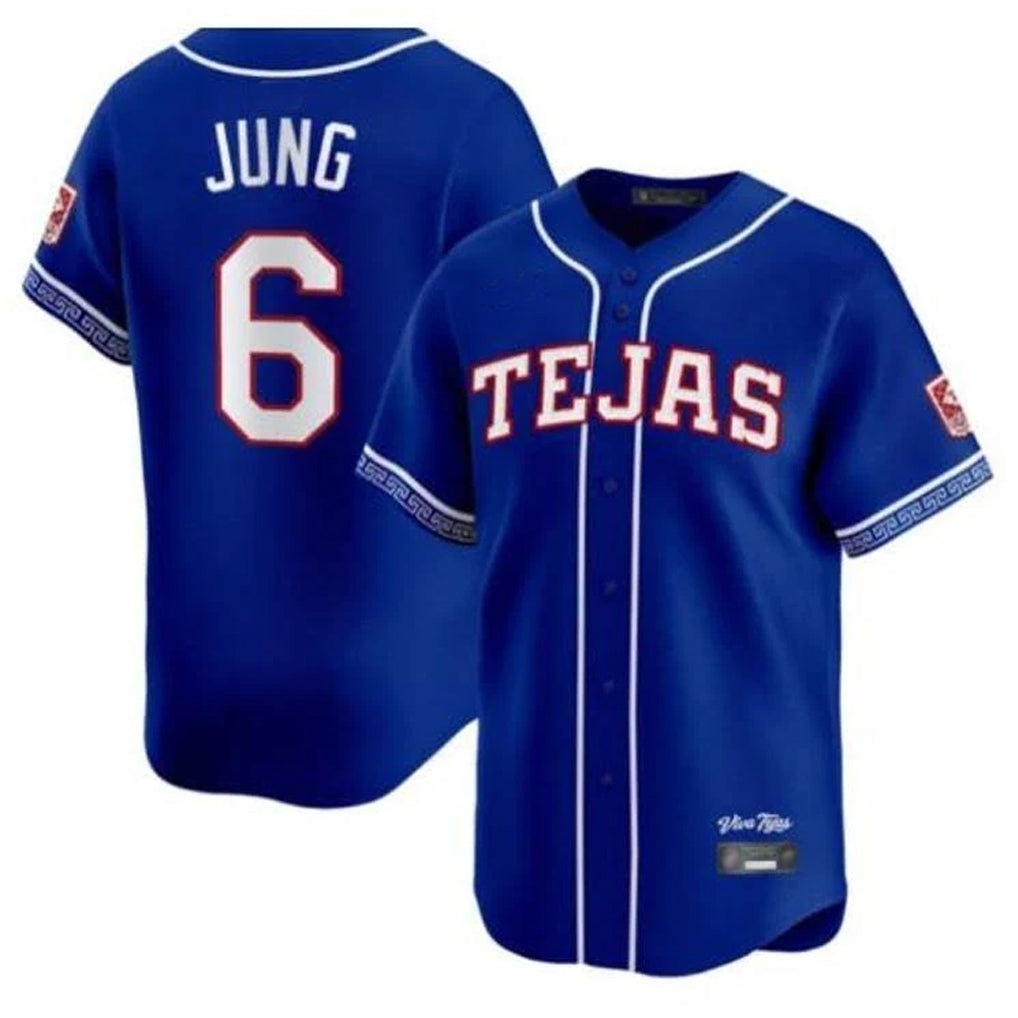 Jamed T.Rangers #6 Josh Jung Player Royal 2026 City Connect Limited Stitched Jerseys