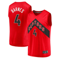 Jamed T.Raptors #4 Scottie Barnes Red Fast Break Replica Jerseys - Icon Edition