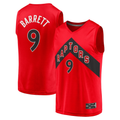 Jamed T.Raptors #9 RJ Barrett Red Fast Break Player Jerseys - Icon Edition