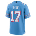 Jamed T.Titans #17 Chimere Dike Light Blue Team Game Stitched Jerseys