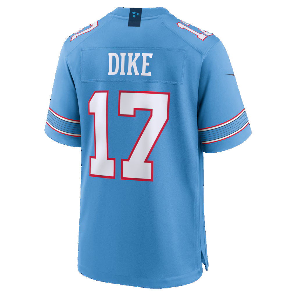 Jamed T.Titans #17 Chimere Dike Light Blue Team Game Stitched Jerseys