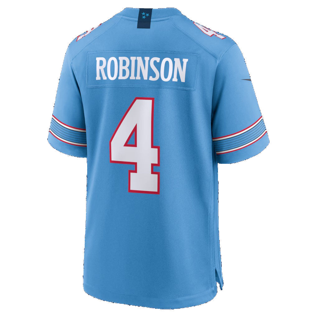 Jamed T.Titans #4 Wan'Dale Robinson Light Blue Team Game Stitched Jerseys