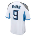 Jamed T.Titans #9 Steve McNair Player White Home Game Stitched Jerseys